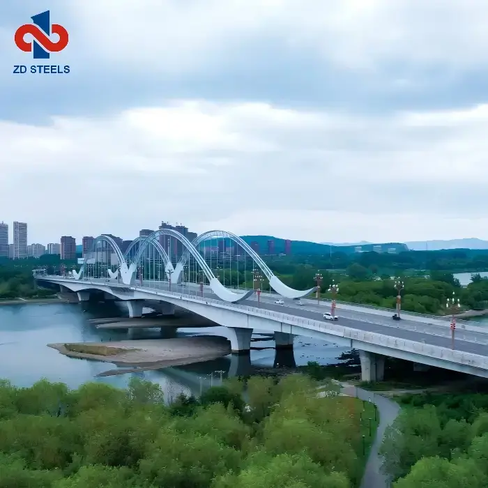 Q420qE Steel Arch Bridge